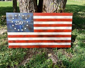 250th Anniversary American Flag - Red, White & Blue