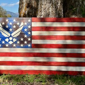 American Flag - Red, White and Blue - Air Force