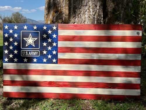 American Flag - Red White & Blue -  ARMY