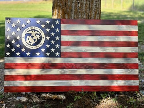 American Flag - Red, White & Blue - USMC
