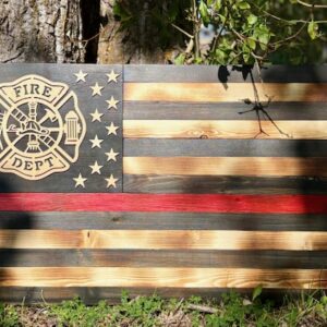 American Flag - Red Line