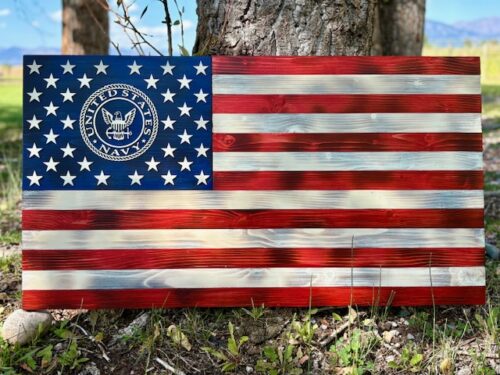 American Flag - Red, White & Blue - Navy